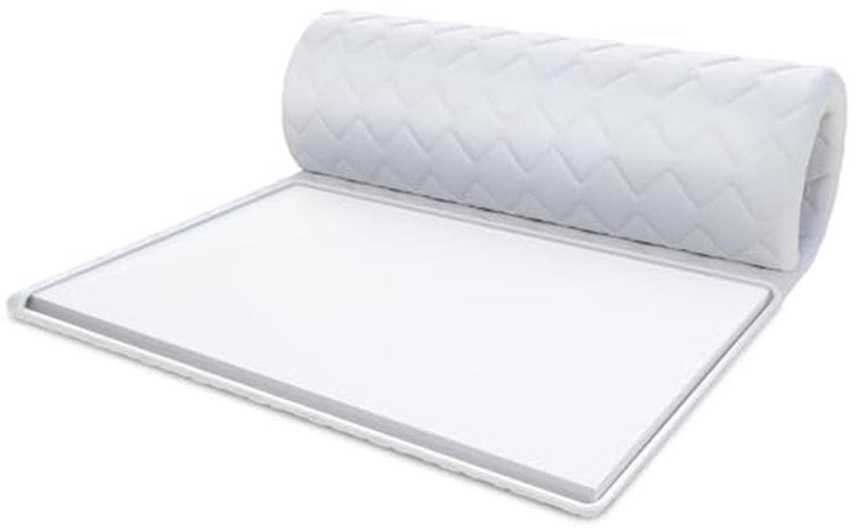 Wit Matras Overlay Koudschuim Topper Hypoallergeen 140 x 200 cm