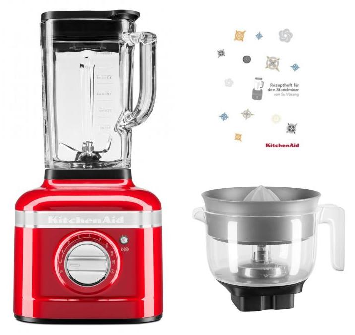 KitchenAid K400 Standmixer Saftpaket Liebesapfelrot
