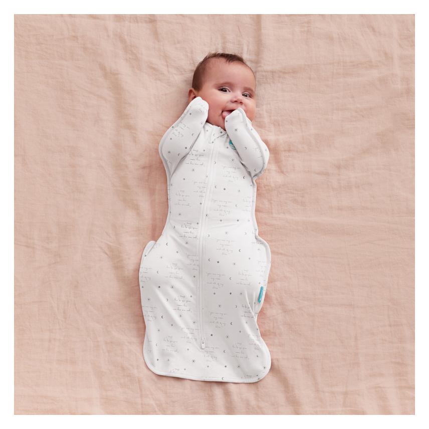 Love to Dream Swaddle UP Pucksack 0.2T (0.2 TOG, Sommer, 53 x 27 cm) (LTD-L1002246WHTXS)