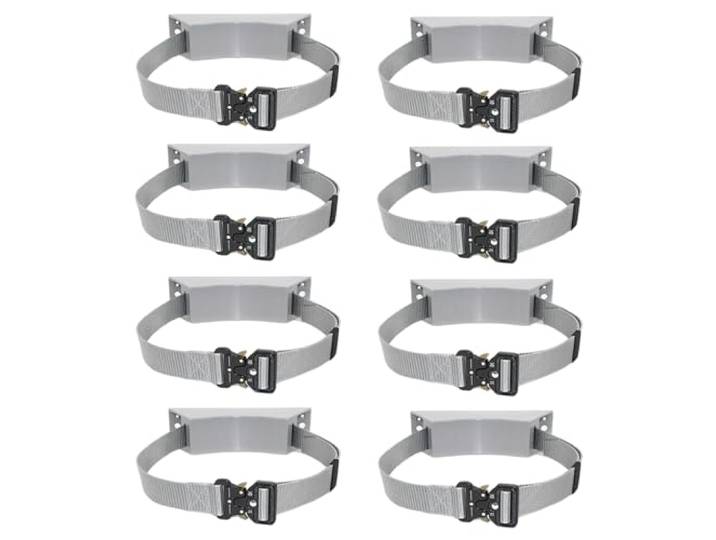 An der Wand montierter Flaschenhalter(Gray,8 pack)