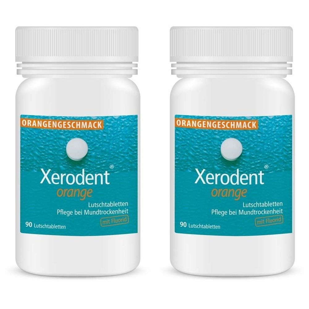 xERODENT Orange x2 2x90 St Lutschtabletten