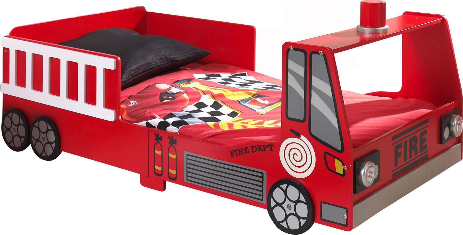 Vipack Kinderbett Funbeds Junior Feuerwehrbett + Matratze