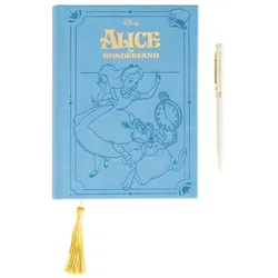Grupo Erik, Heft + Block, ALICE - Gift Box Notebook Premium A5 Stylo-Bille (A5, Liniert, Harter Einband)