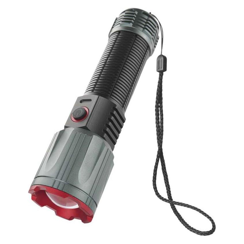 Emos LED RECHAR.METAL FLASHLIGHT LARGE 3000lm, 5 000mAh (17.50 cm, 3000 lm) (54590734)
