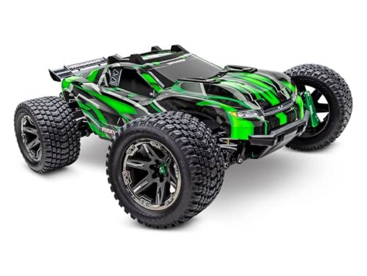 Traxxas Rustler 4x4 Ultimate VXL Grün 1/10 RTR - 67097-4
