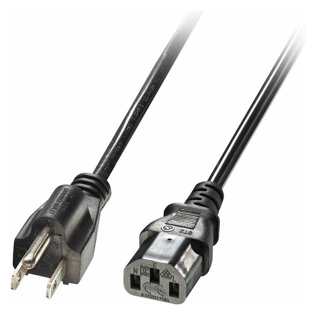 Lindy US 3 Pin an C13 Netzkabel (2 m) (30338)