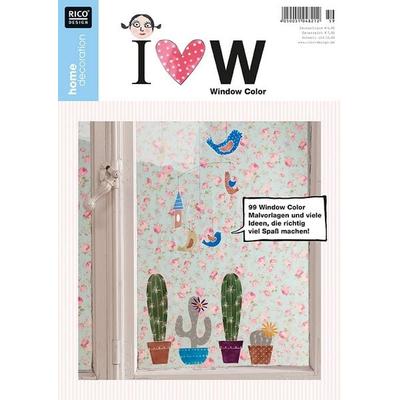 home decoration No. 59 I love Window Color, Geheftet von , Rico Design, 978-3-942284-28-8