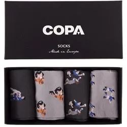 Copa Football, Herren, Sportsocken, WM Moments Socken Box Set (40 - 46), Grau