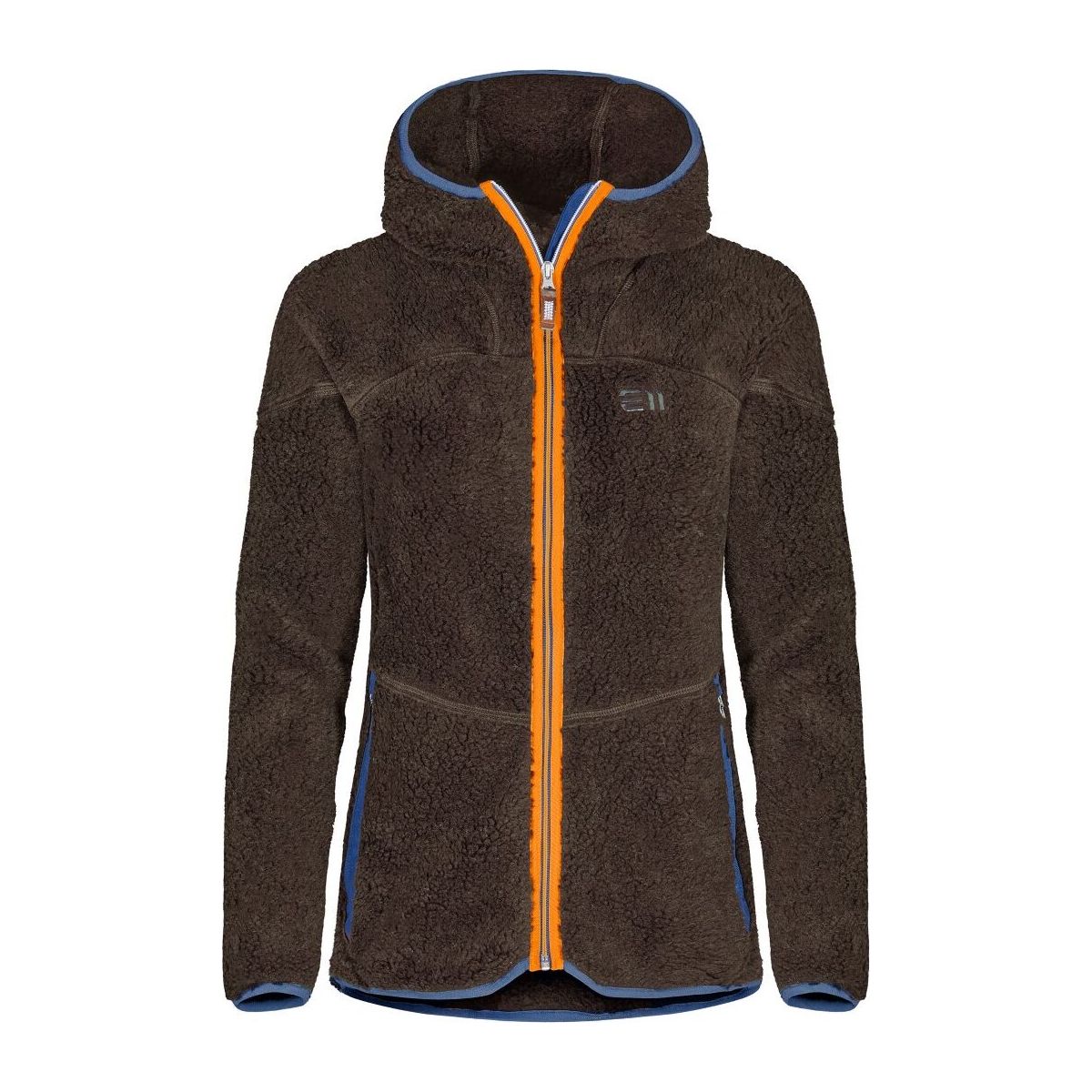 Elevenate Women Glacier Pile Hoodie shiitake brown (290) S 218-22290003