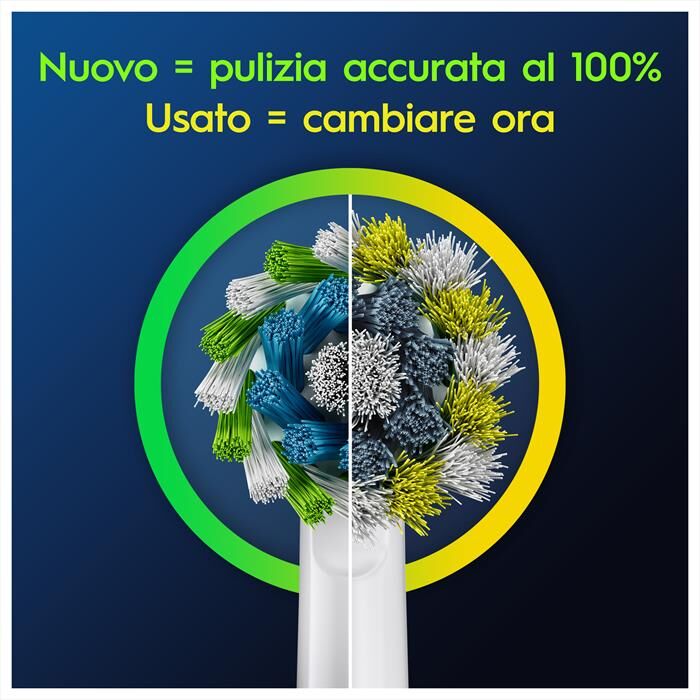Oral-B Testine Pro Cross Action 3 Testine-bianco