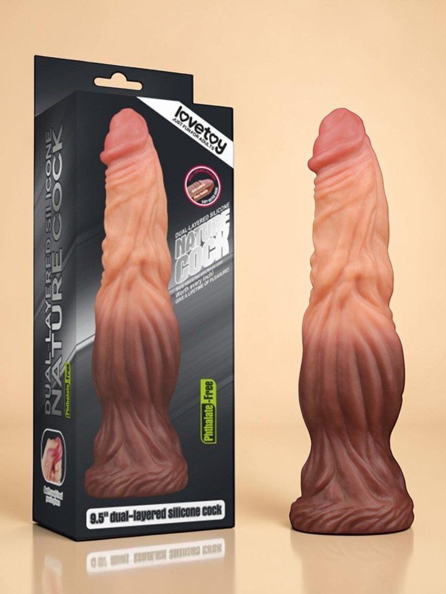 Lovetoy Gode large avec veines réalistes et ventouse puissante 24,5 cm