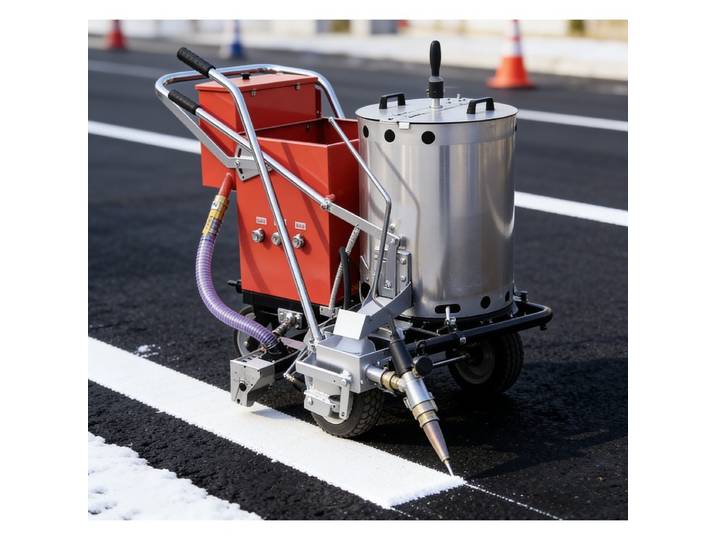 Machine de marquage routier, traceur de lignes, peinture sans air, traceur de lignes routier - marqueur de lignes