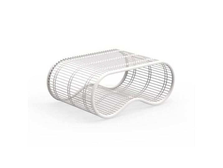 TALENTI table basse d'extérieur BREEZ Collection Premium (White - Acier verni)