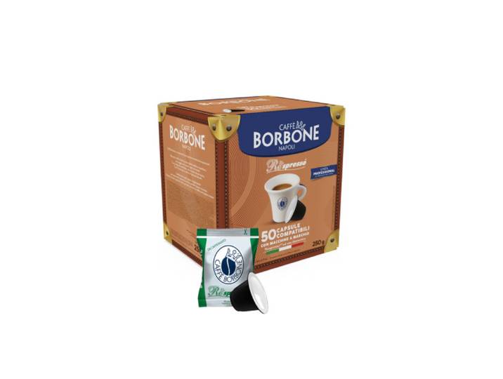 Caffè Borbone Respresso Decaffeinato Entkoffeinierte Kaffeekapseln für Nespresso® - Maschinen, 50 Stück