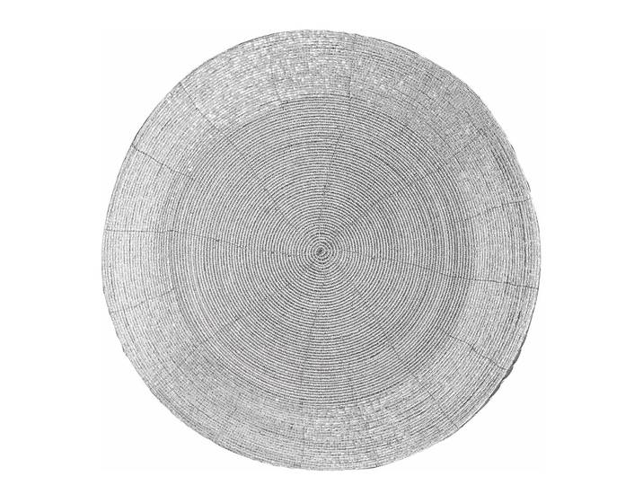 Tischset SHINE ON Ø 35cm Silber/Silber