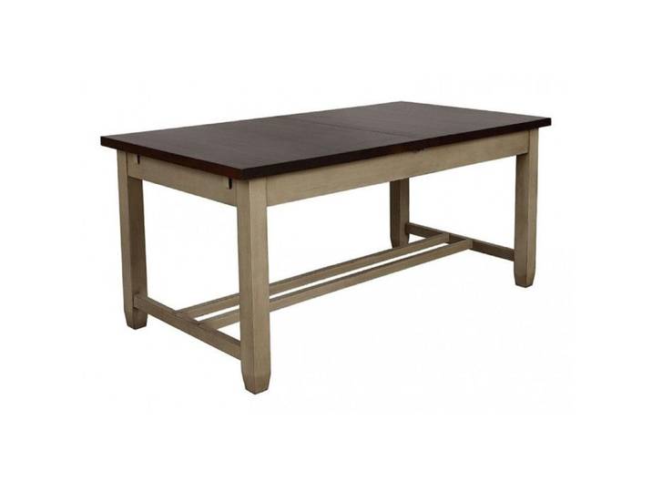 Table Rectangulaire Extensible - Bois - Beige - Interior's