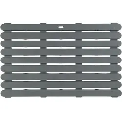 Wenko Badematte Indoor & Outdoor Grau, 50 x 80 cm grau, 50 cm