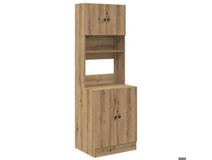 NOUVEAU Placard de cuisine - Buffet de cuisine - Chêne artisanal - 60x50x180cm - Anti l'humidité  92376
