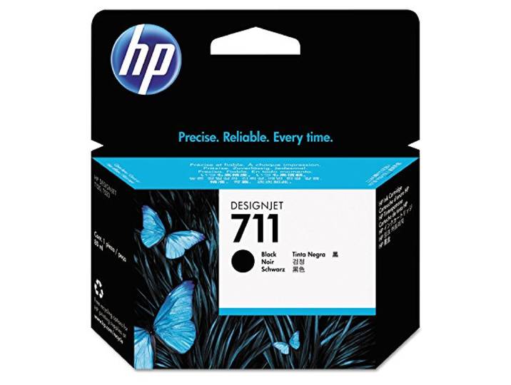 HP 711 Noir\, Cartouche Encre Originale