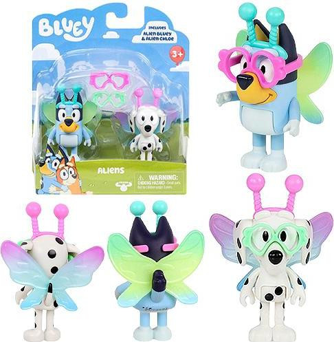 BLUEY Strandwezens Figuurset met accessoires