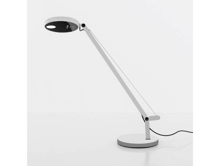 Artemide LED Schreibtischlampe Demetra Micro, dimmbar, weiß / opal, für Arbeitszimmer / Büro, Aluminium, Design, LED Tischlampe