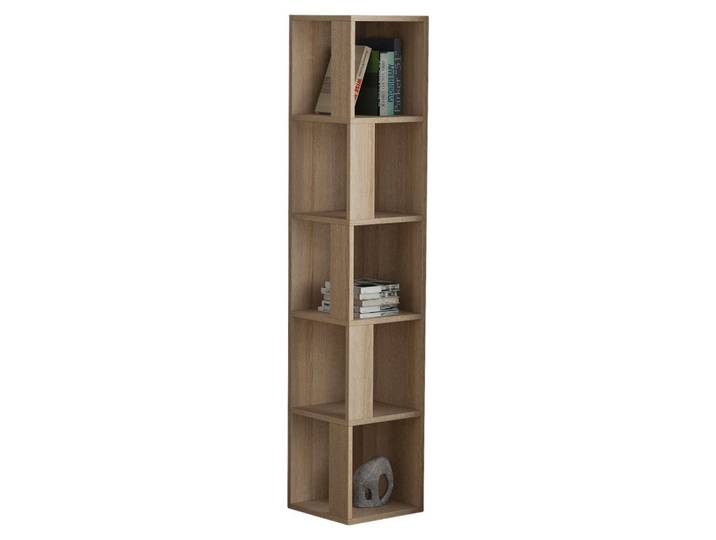 Livetastic Eckregal, Eichefarben, Holzwerkstoff, 4 Fächer, 32x159x32 cm, stehend, Wohnzimmer, Regal, Eckregale