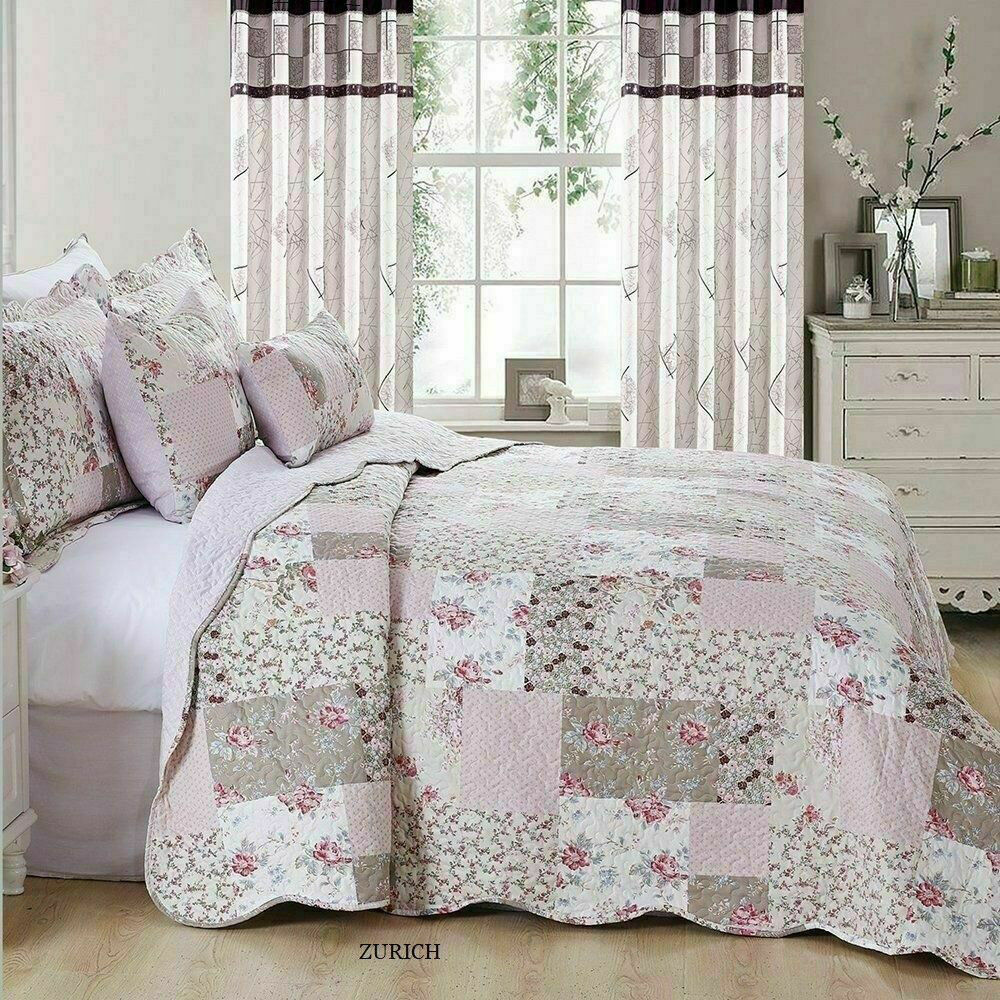 August Grove Powe Polyester Floral Bedspread Zurich 200 x 200 cm