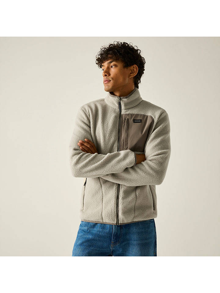 Regatta Fleecejacke "Frankie Borg" in Creme - M