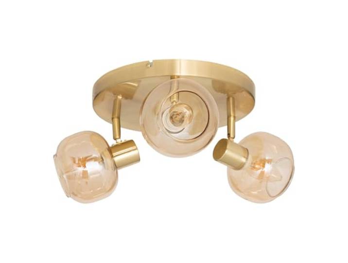 Atmosphera - Applique Murale Pilia - Plaffonier 3 Spots Orientables en Verre - Ampoules Non Incluses E14 25W - Luminaire pour Entrée\, Couloir\, Salon