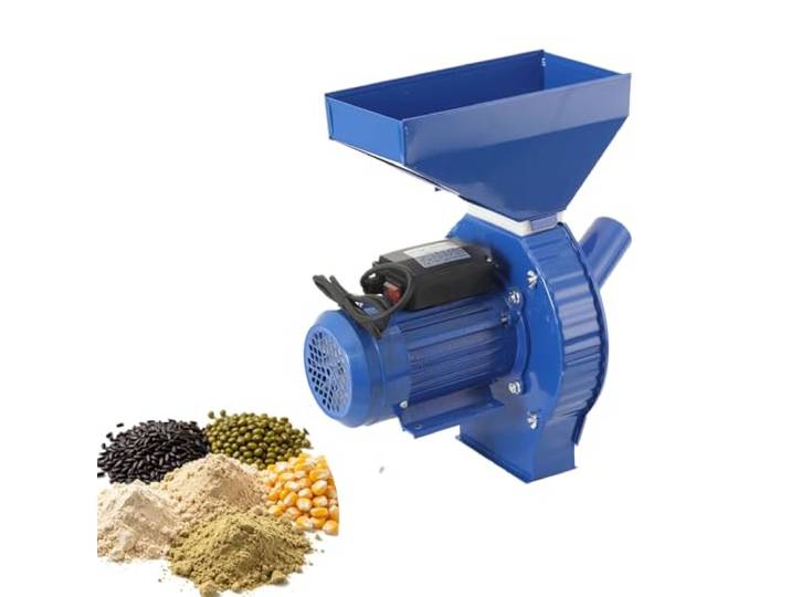 Atsoya Elektrische Getreidemühle 1100W, 240 kg/h Durchsatz, Schrotmühle mit 4 Sieben & Edelstahlklinge, Tischmontage, für Weizen Mais Kaffee, Kichererbsen, Mais, Reis, Hafer, Gerste
