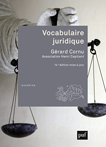 Gérard Cornu - Vocabulaire juridique - Preis vom 11.10.2026 15:43:13 h