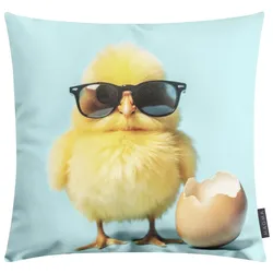 Magma gefülltes Kissen Easterparty 'Tweety' 45 x 45 cm Blau