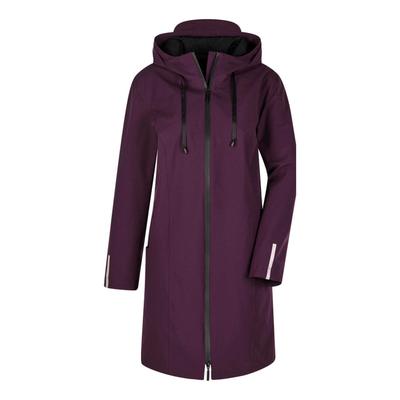 Funktionsjacke GOLDNER "Wetterfeste Regenjacke mit Kapuze", Damen, Gr. 40, lila (beere), Obermaterial: 100% Polyester PES., Modisch, Sonstiges, Jacken Funktionsjacke, 2-Wege-Reißverschluss