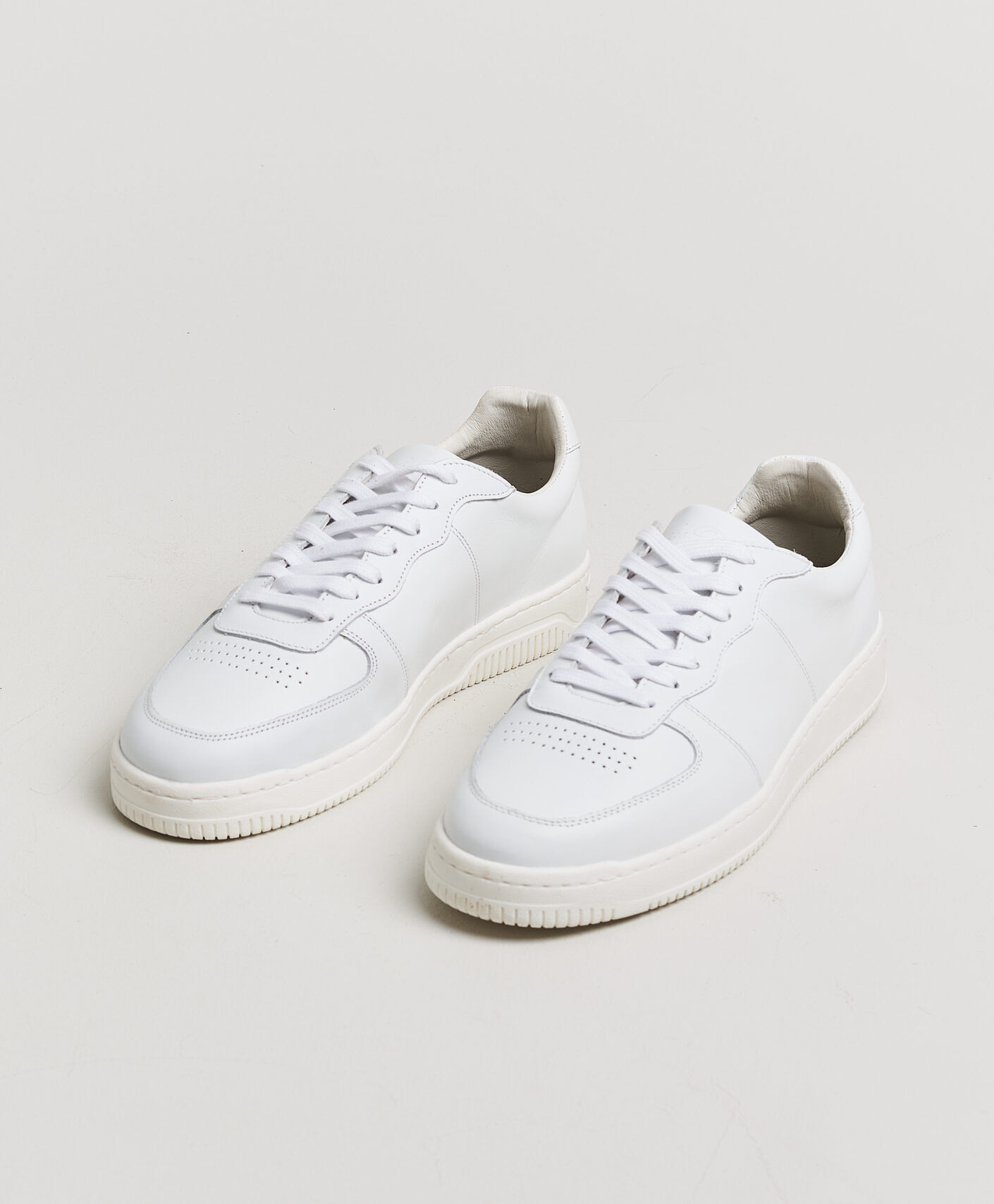 Les Deux Sporty Leather Sneaker White men 41 Hvid