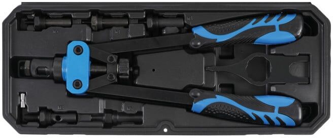 BGS Jeu de pinces à écrous à river M3 - M8, 7 pcs. ; BGS technic (404)