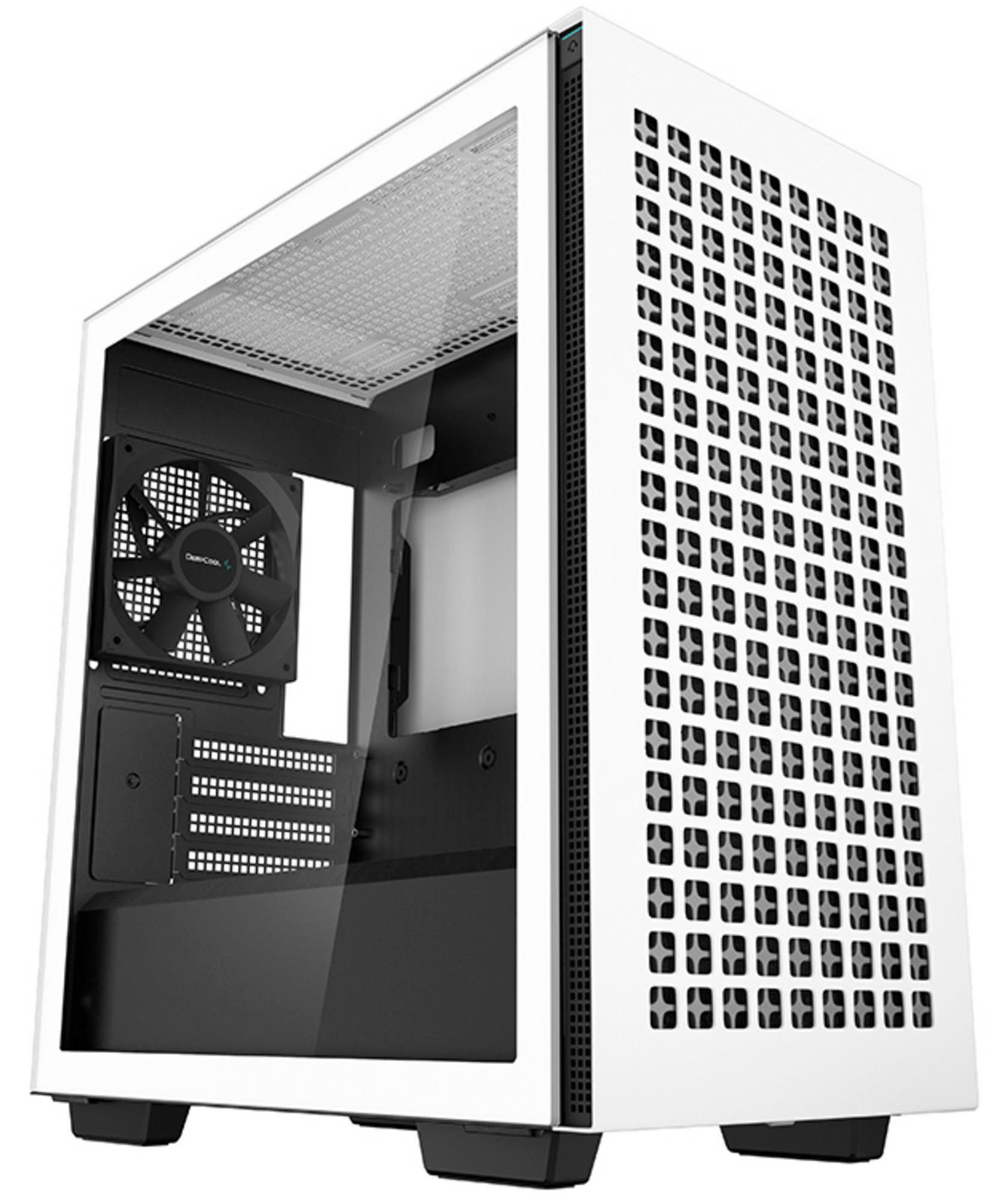 DeepCool CH370 Mini Tower PC-behuizing - Micro-ATX - Wit