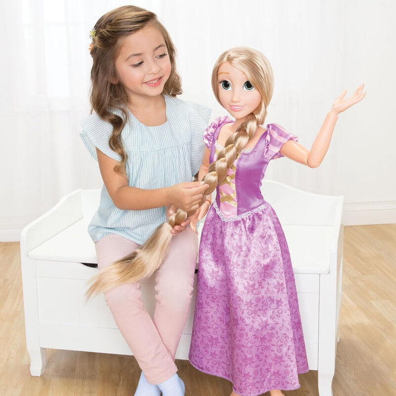 Poupée 80 cm Raiponce Princesse Disney + brosse - Jakks Pacific
