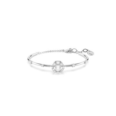 Armkette SWAROVSKI "Schmuck Geschenk Constella Armband", silber (metallfarben, kristallweiß, kristallweiß), Armbänder, Damen, Metall, Armkette, mit Swarovski Kristall, Zirkonia (synth.)