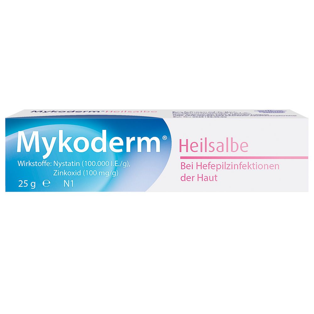 Mykoderm Heilsalbe Nystatin u.Zinkoxid 25 g Salbe