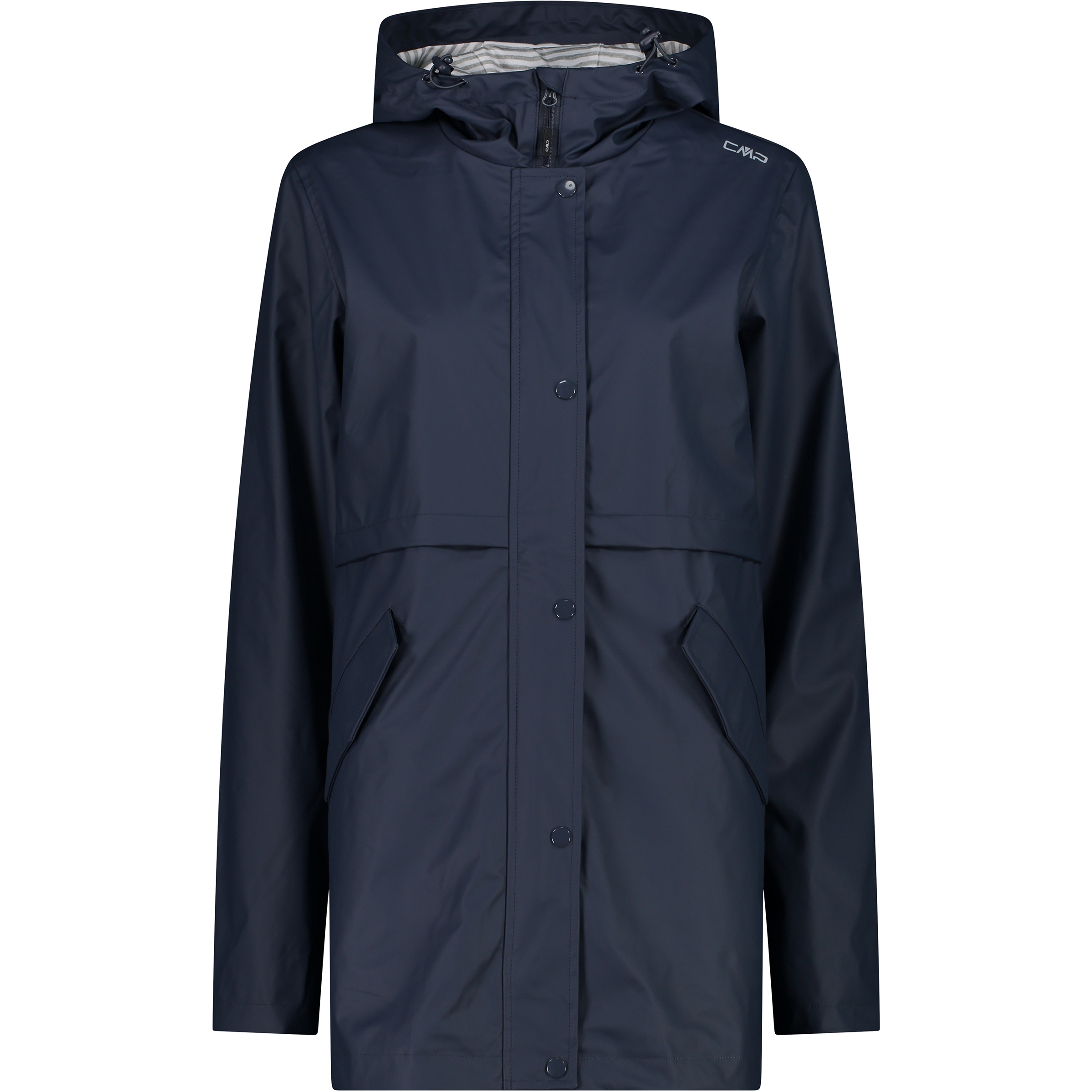 CMP Regen Damen Regenjacke blau Größe S Lifestyle Klein verpackbar Wasserabweisend