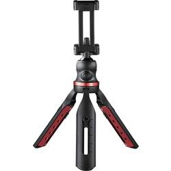 hama 00004630 Stativ Solid für Handy und Kamera, Reisestativ mit Kugelkopf, max. 19 cm