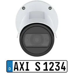 Axis P1486-LE KIT LIC PLATE VER (2304 x 1296 Pixels), Netzwerkkamera, Weiss