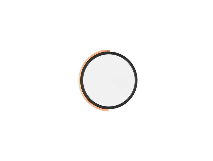 Led-Deckenleuchte Jano, Braun, Schwarz, Holz, Kunststoff, 3.5 cm, Lampen & Leuchten, LED Beleuchtung, LED-Deckenleuchten
