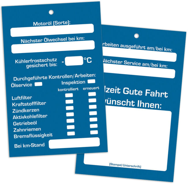 Etiquettes d'inspection Eichner (9220-00095)