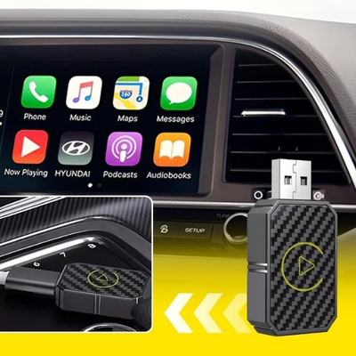 Wireless CarPlay Adapter, Mini Bluetooth, Plug and Play Wireless Connectivity Wireless CarPlay Adapter, Mini Bluetooth, Plug and Play Wireless Connectivity