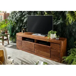 TV-Board Sheesham 178x40x58 walnuss gewachst TORONTO #221