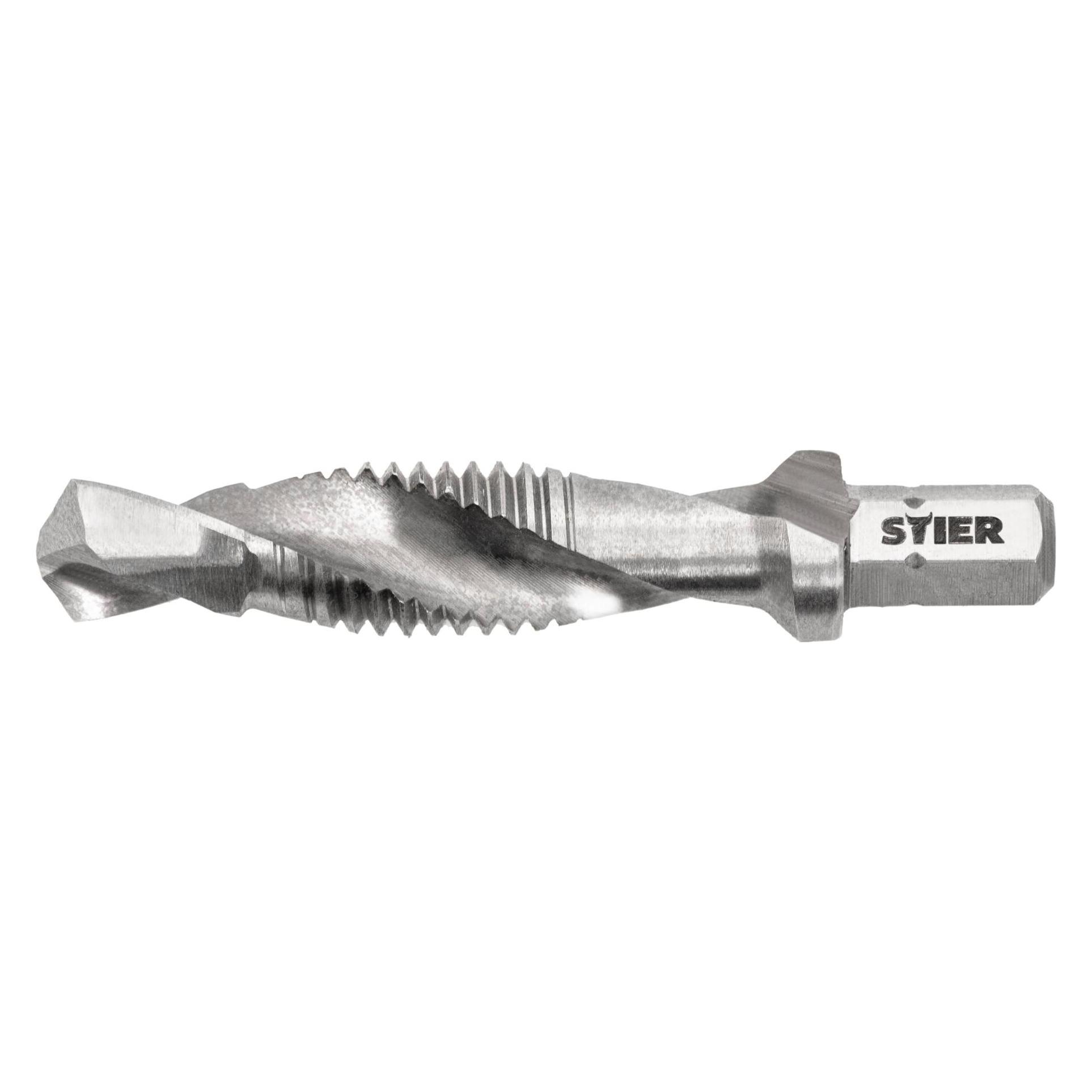 Stier Kombigewindebohrer Bit M10 DIN 3126 HSS-G 1/4"-Sechskant (96074836)