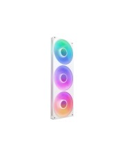 NZXT F Series F420 RGB Core Einzelrahmen-Gebläseeinheit 420mm 140 mm Mattes Weiß (RF-U42HF-W1)