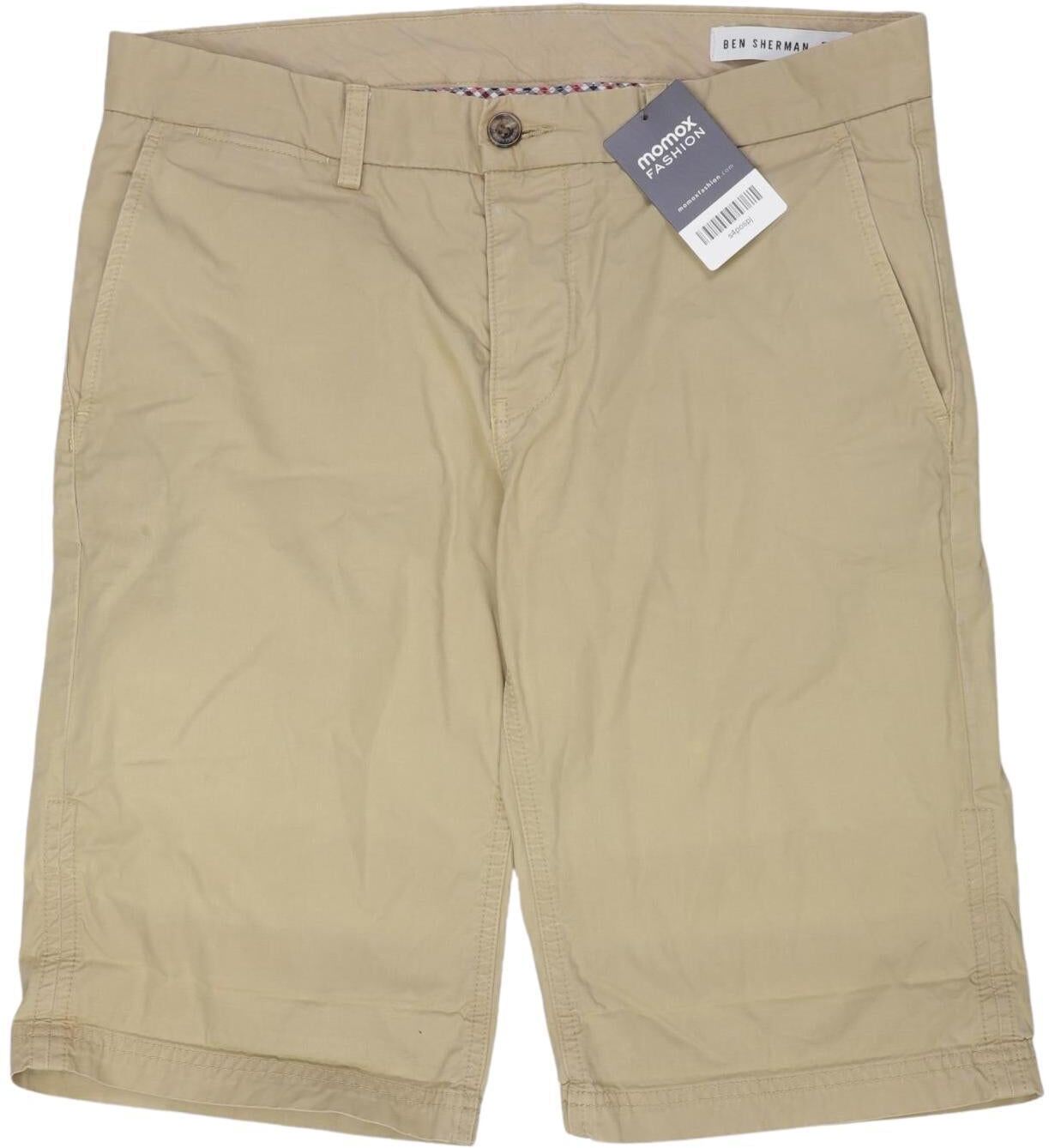 Ben Sherman Herren Shorts, Beige, Gr. W30, Baumwolle - Second Hand