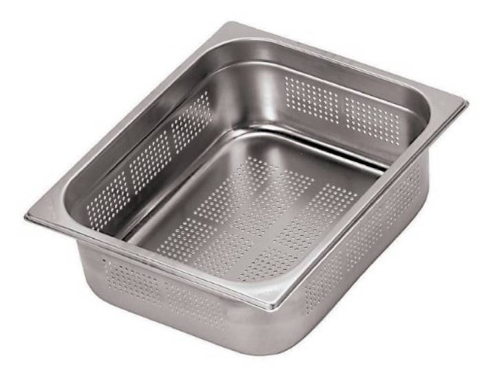 Paderno 14202-15 Gastronorm, Roestvrij Staal, Zilver, met Gaatjes